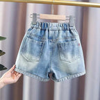 loose denim shorts