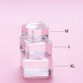 Crystal Glass Eyelash Glue Pallet