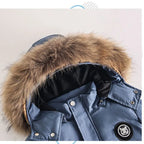 Jacket+Overalls Suit 2Pcs Duck Down Set