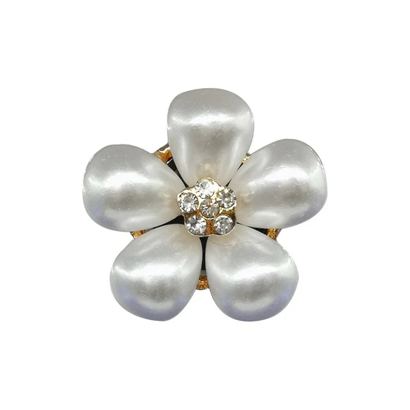 1/5pcs Girls Shoe Charms Designer Pearls