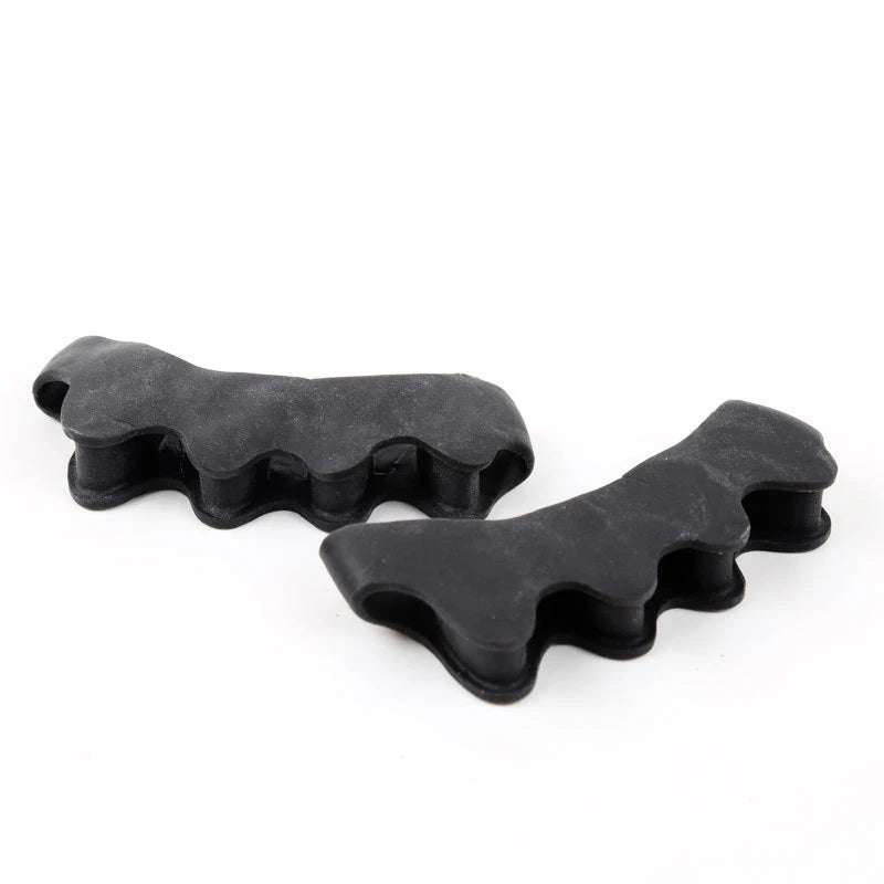 2 soft touch silicone toe spacer