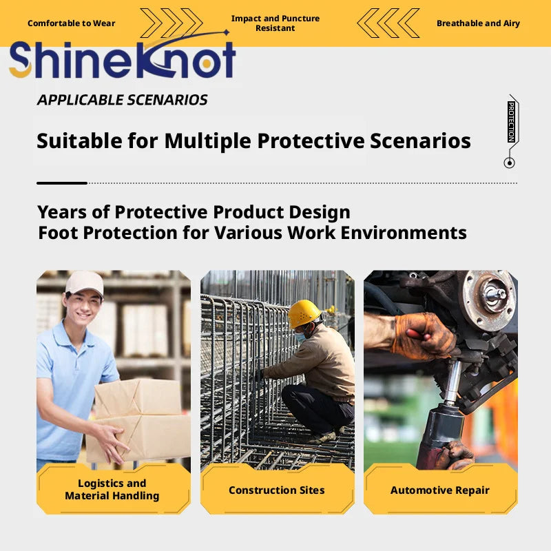 SHINEKNOT Steel Toe