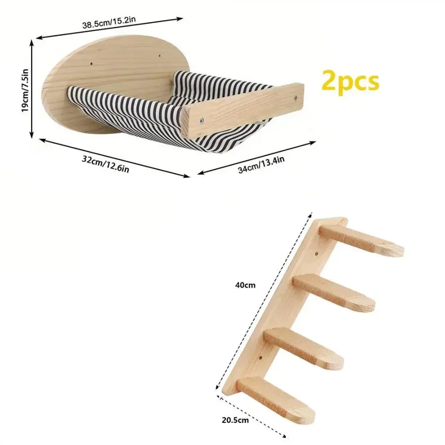 Cat Tree Wall Mounted Climbing Shelves