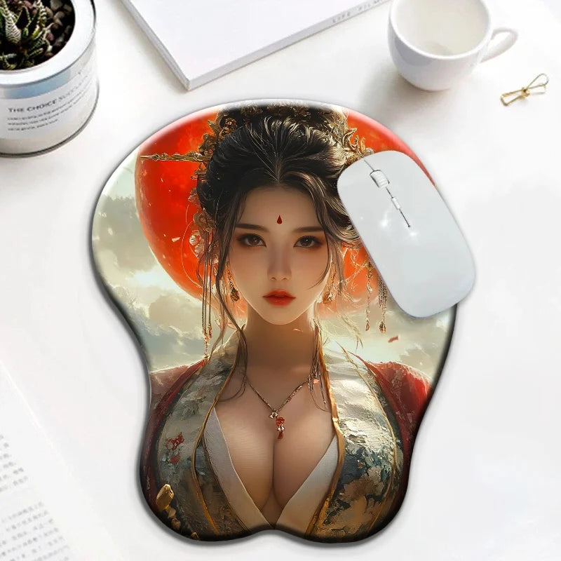 Wrist Rest 3D Soft and Smooth Silicone Mouse Pad