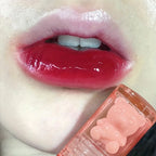 6 color  little bear lip gloss