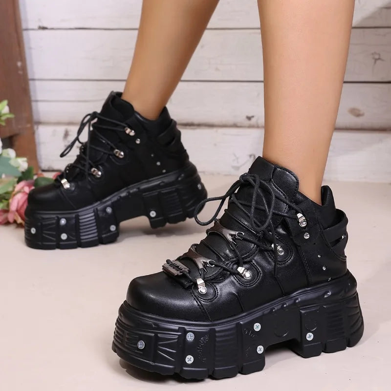 New Casual Platform round toe sneakers