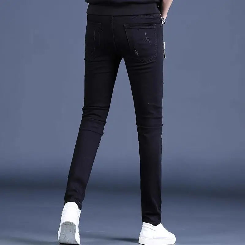 Skinny Jeans knee zipper