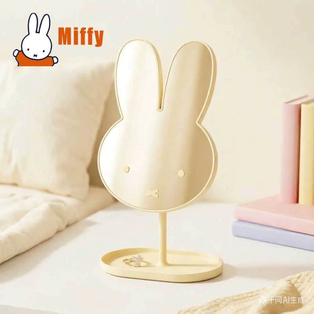 Kawaii Miffy Desktop Makeup Mirror