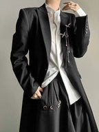 American Retro Men's Long Blazer