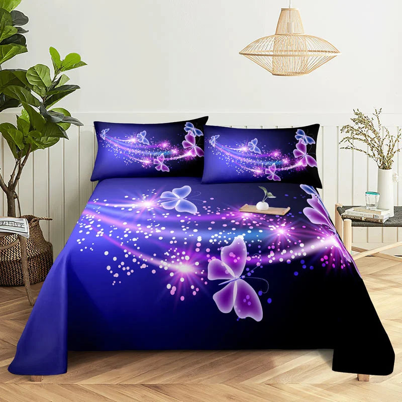 Purple animated Bed Sets