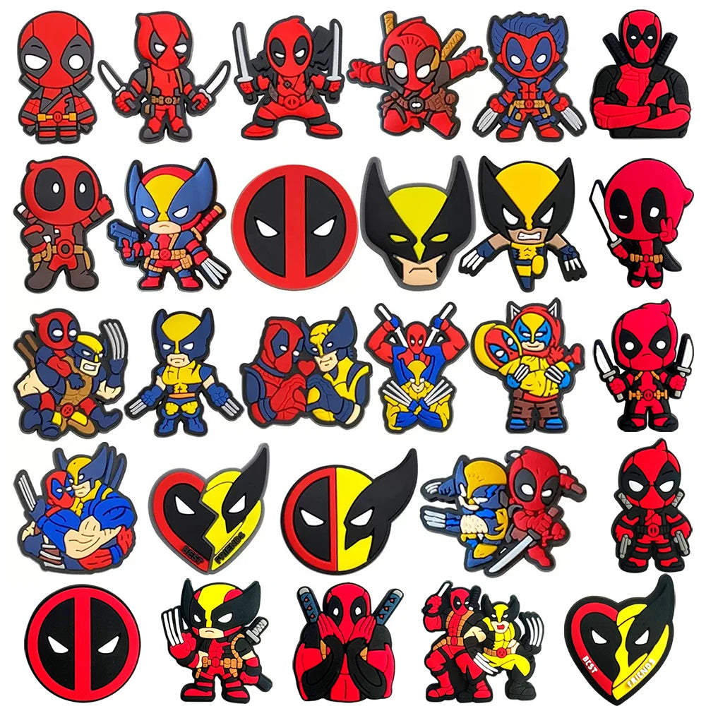 9-28Pcs Hot Toys Cartoon Series Shoe Charms