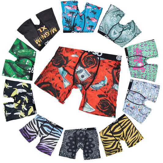 1Pcs Men Boxer Briefs