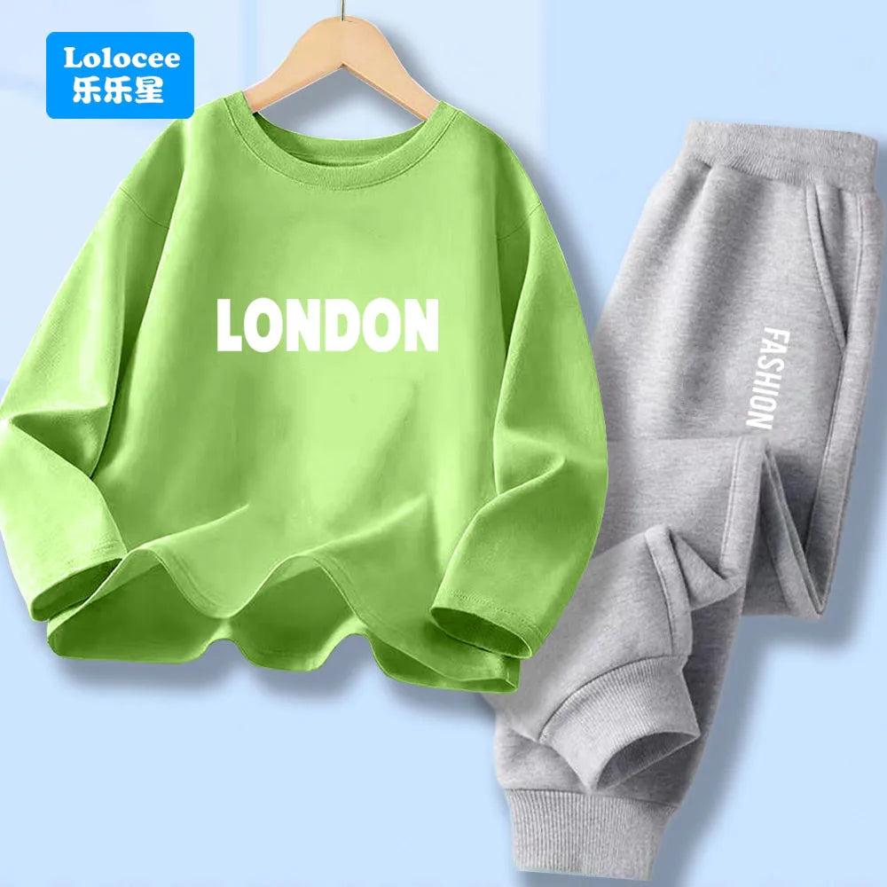 2pcs Outfits Children Tracksuits