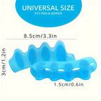 2 soft touch silicone toe spacer