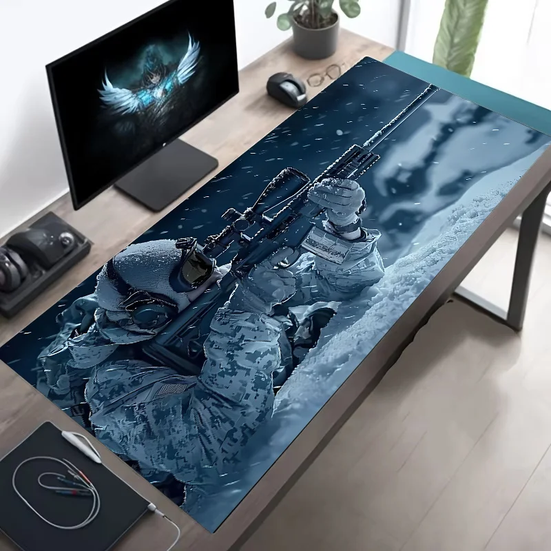 Large Tactical Soldier Design Mouse Pad