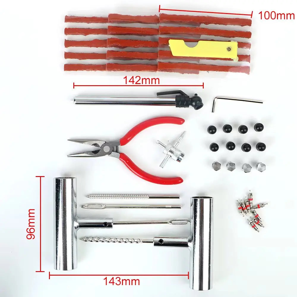 Tire Repair Kit 45PCS Motorcycle Car Accessories