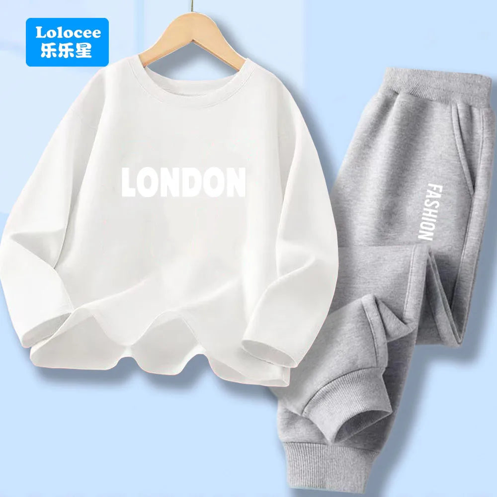 2pcs Outfits Children Tracksuits