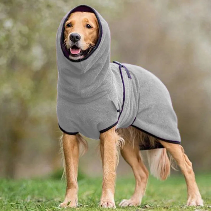 L-5XL Adjustable Dog Bathrobe Towel Bath