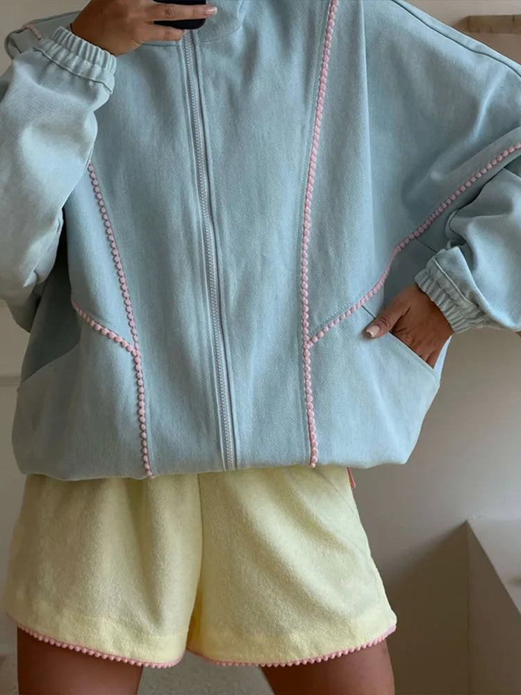 Windbreaker Jacket with shorts