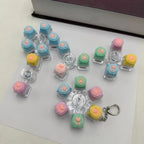 LED Light Keyboard Keychain
