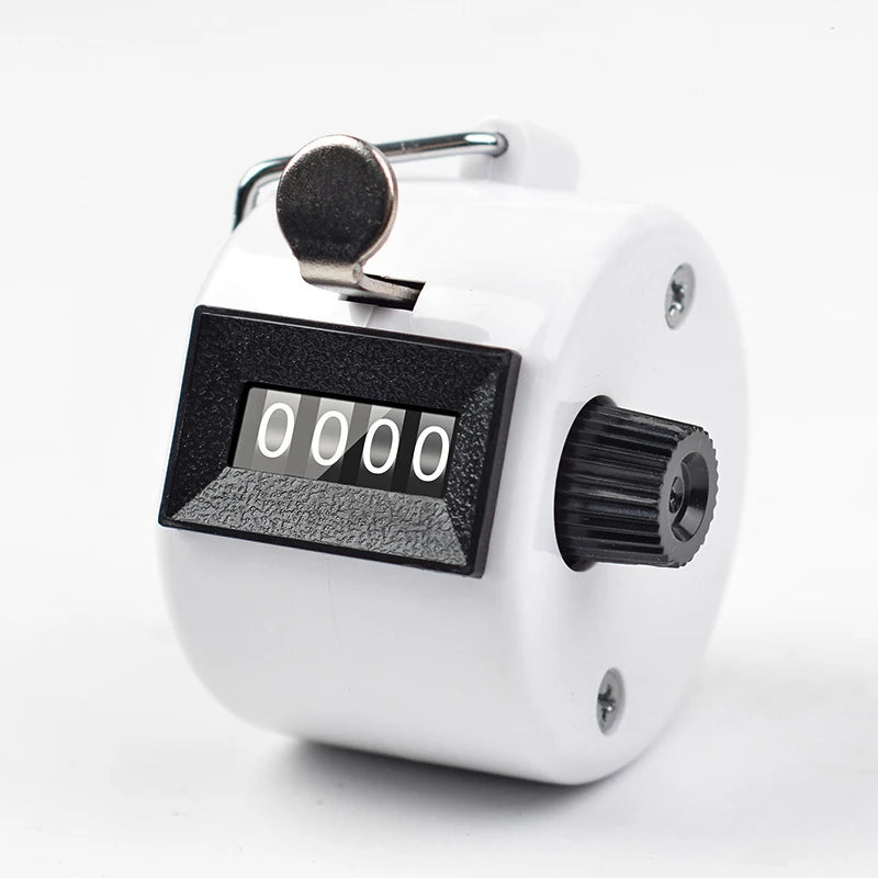 Mechanical Counter Four Digit Manual Recording Traffic