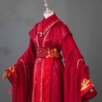 Wedding Grandmaster Envy Of Demonic Dress Ancient Hanfu Mo Dao Zu Shi Wei Wuxian Clothing Lan Wang Ji Cosplay Costume Full Set