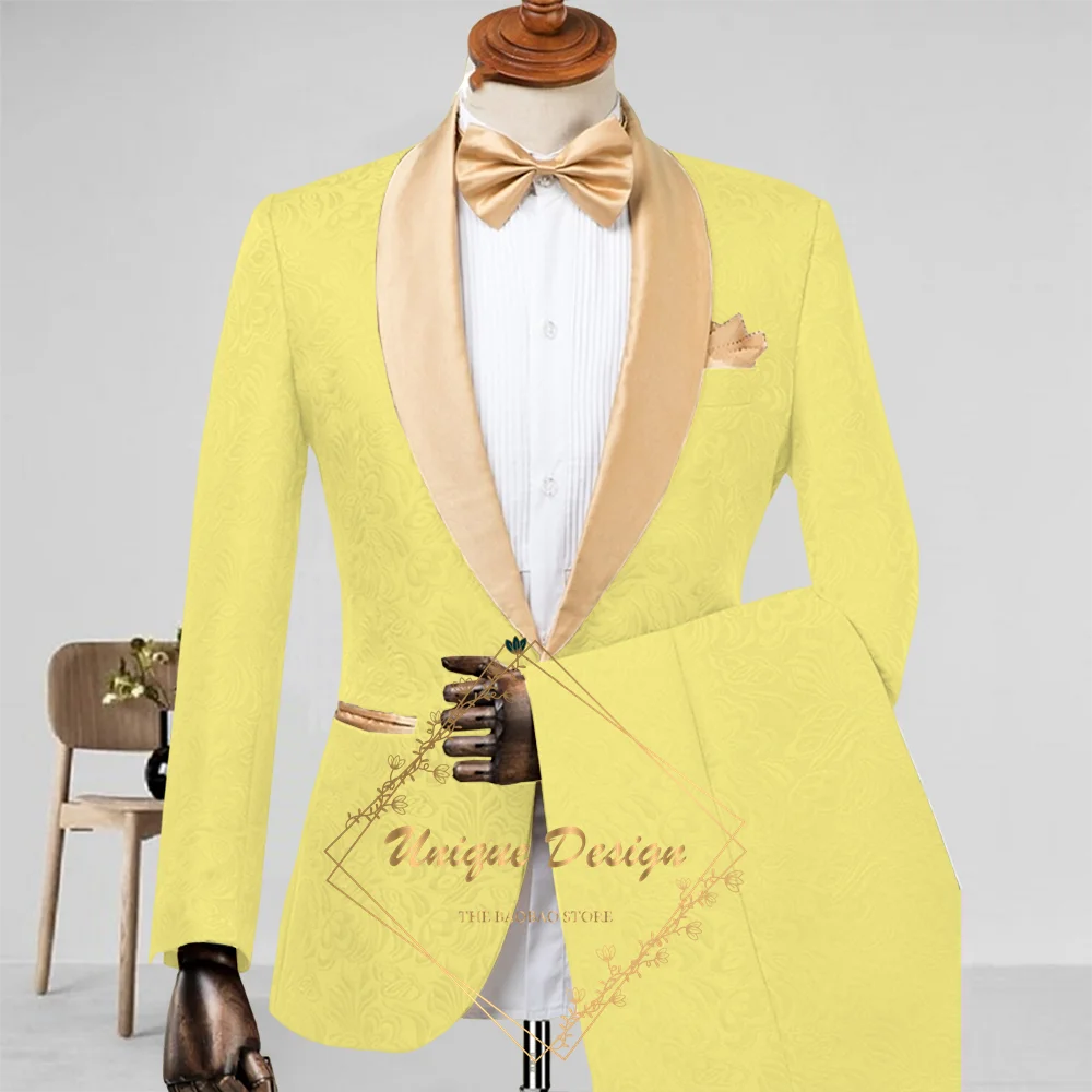 Champagne Men's Suit 2-Piece Set