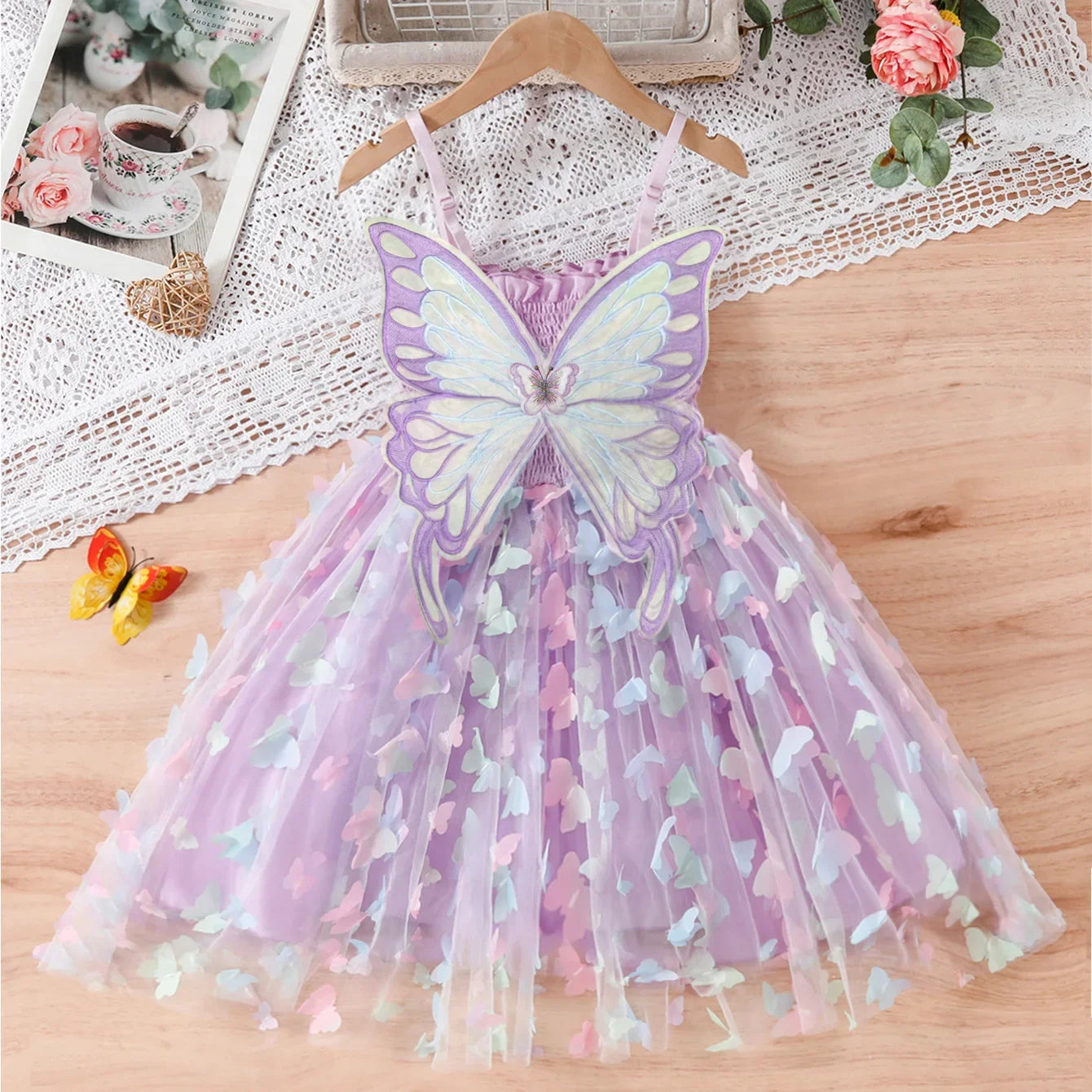 Butterfly Wings Gauze Princess Dress