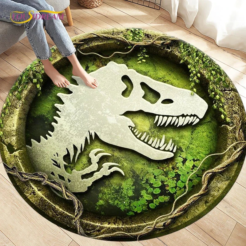 Jurassic Park Cartoon Dinosaur Carpets
