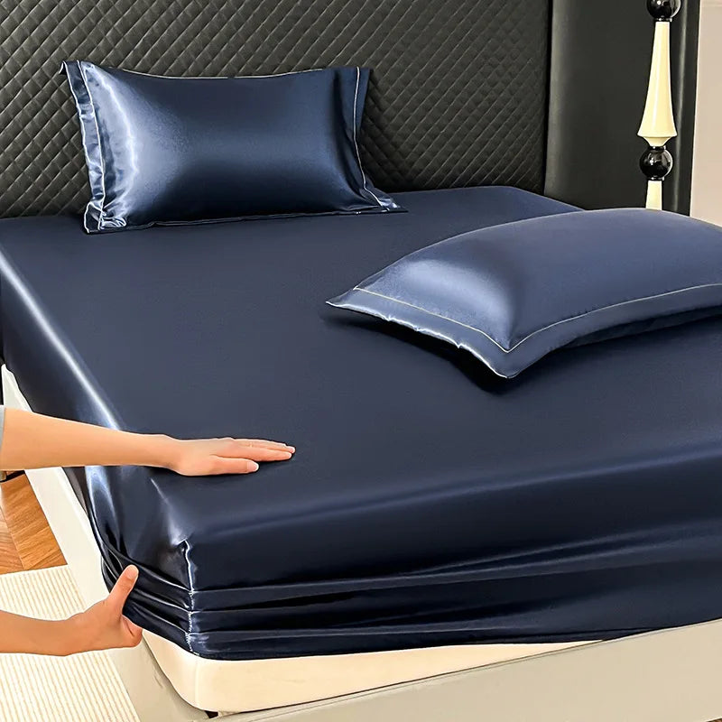 Ice Silk Fitted Sheet 90x200cm