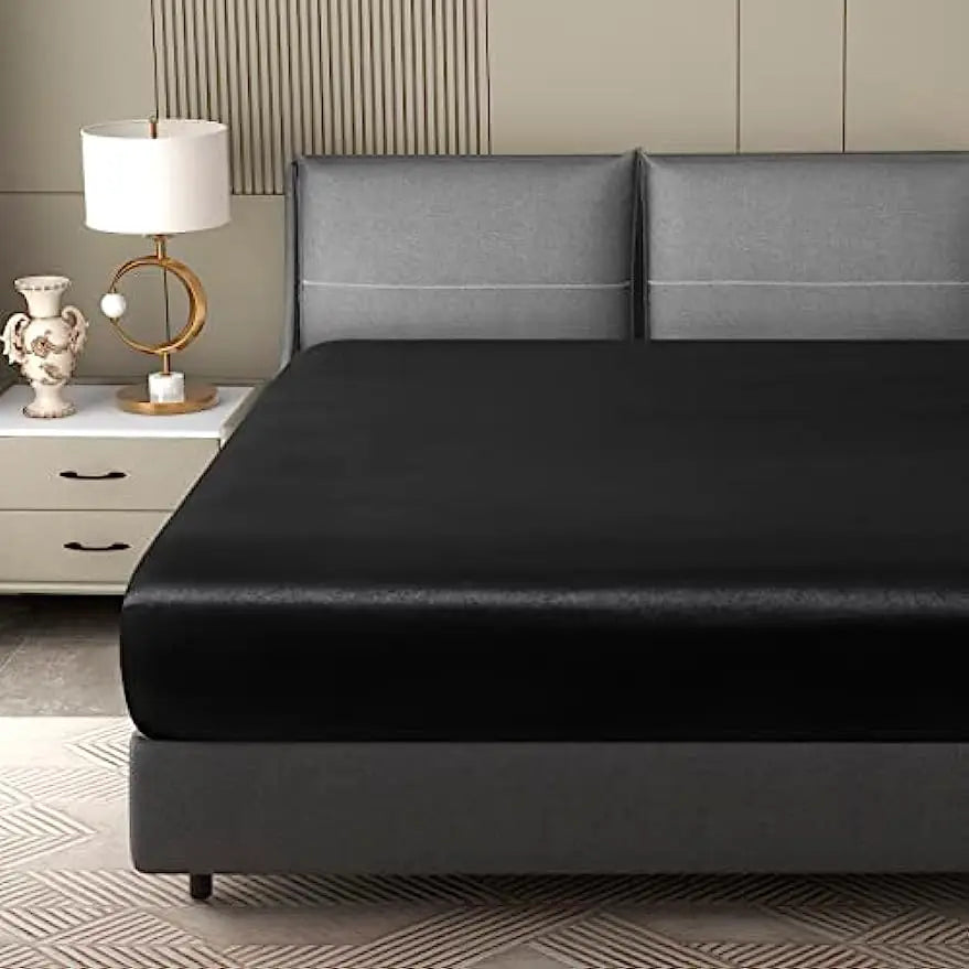 1 Piece Satin Fitted Sheet