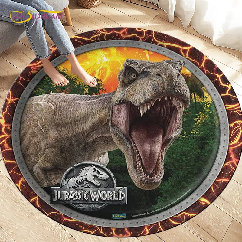 Jurassic Park Cartoon Dinosaur Carpets