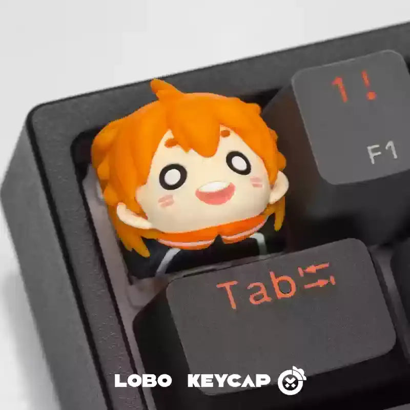 Cartoon keyboard Keycaps