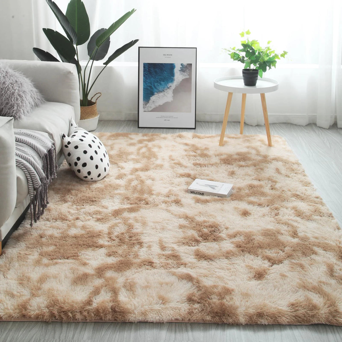 VIKAMA Ultra-Soft Puffy Rug
