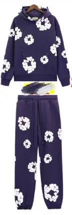cotton foam printed Track suit