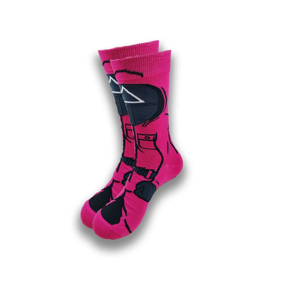 Graphic animated socks