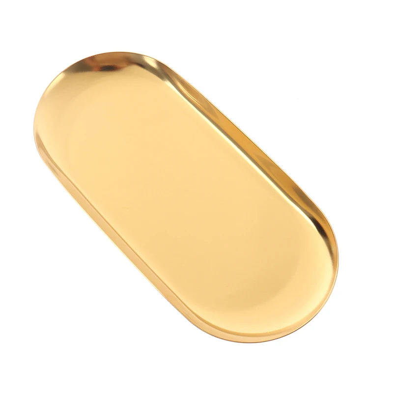 Stainless Steel Lip Shaped Jewelry Tray