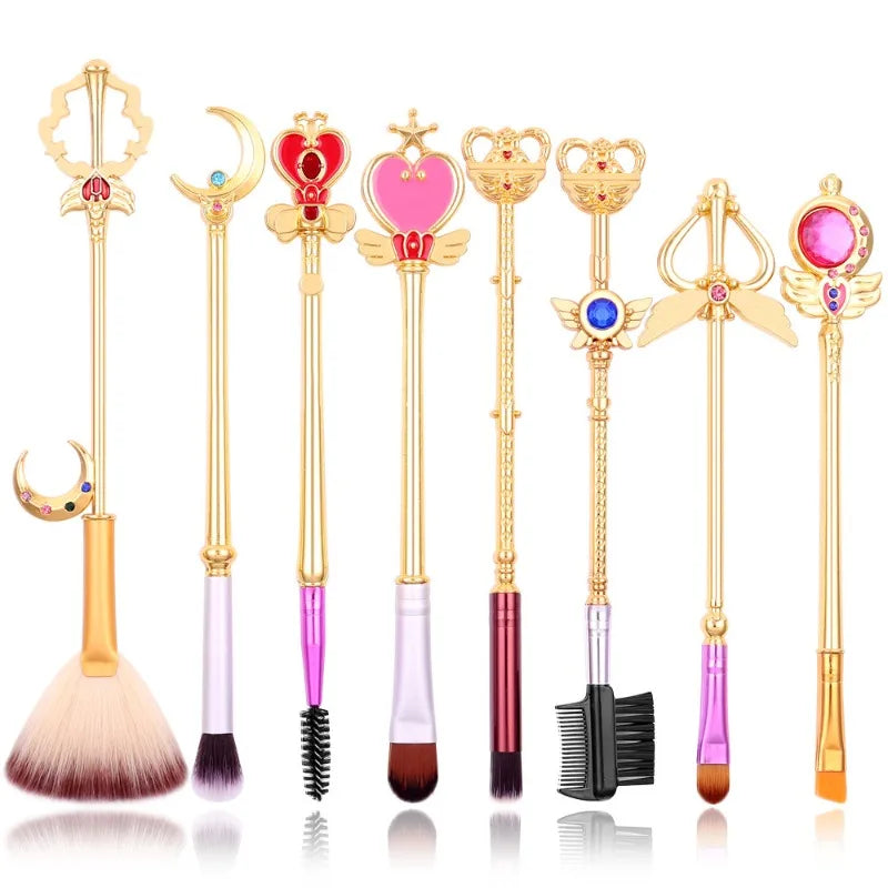 8pcs/set Sailor Moon Makeup Brushes