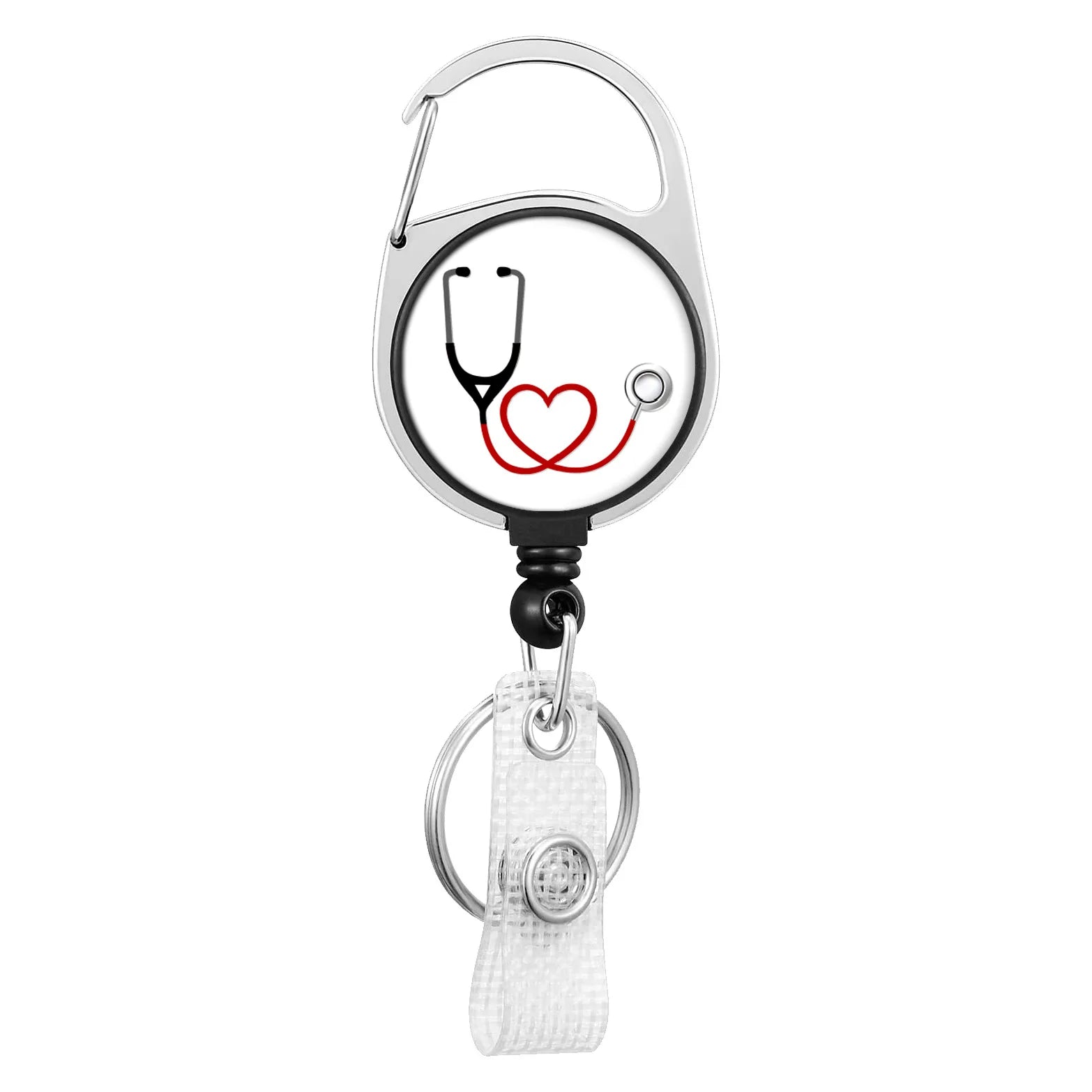1pc Retractable Worker ID Tag