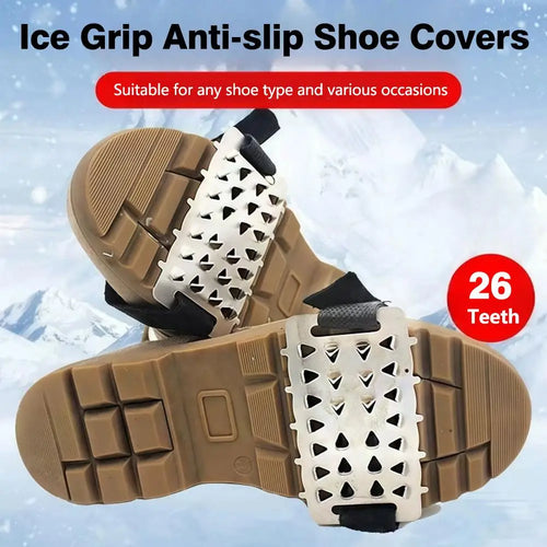 1 Pair Adjustable Stainless Steel Ice Grippers