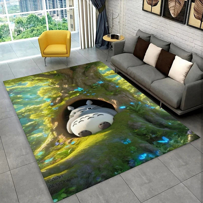 Classic T-Totoro Cartoon Cute Carpet Rug