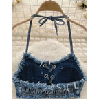 OIINAA Denim Bikini Set