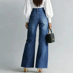 Casual High Waist Vintage Wide Leg Jeans