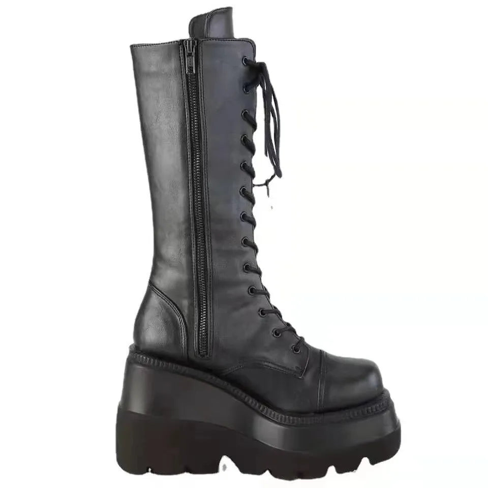 Platform  Rain Combat Military Boots