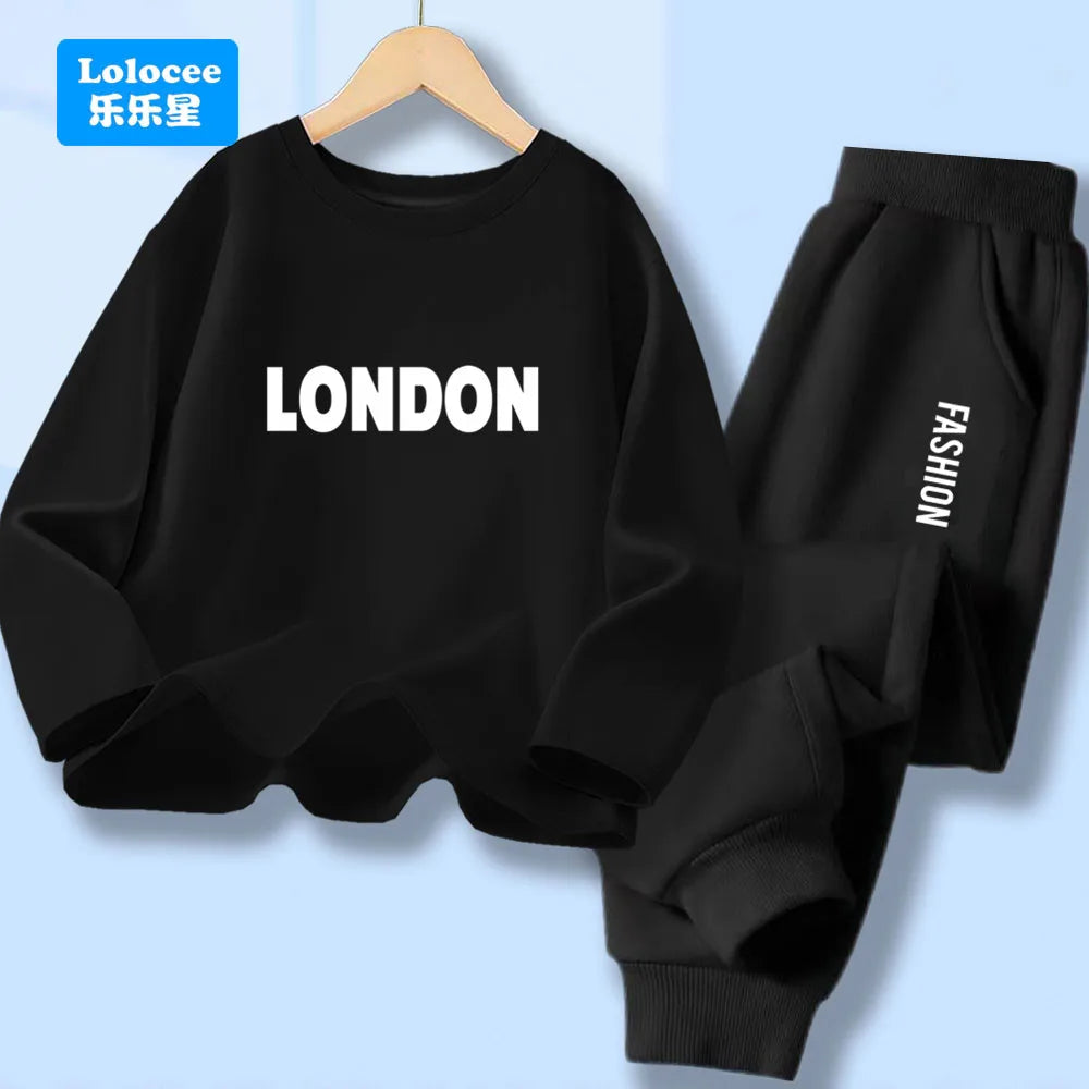 2pcs Outfits Children Tracksuits