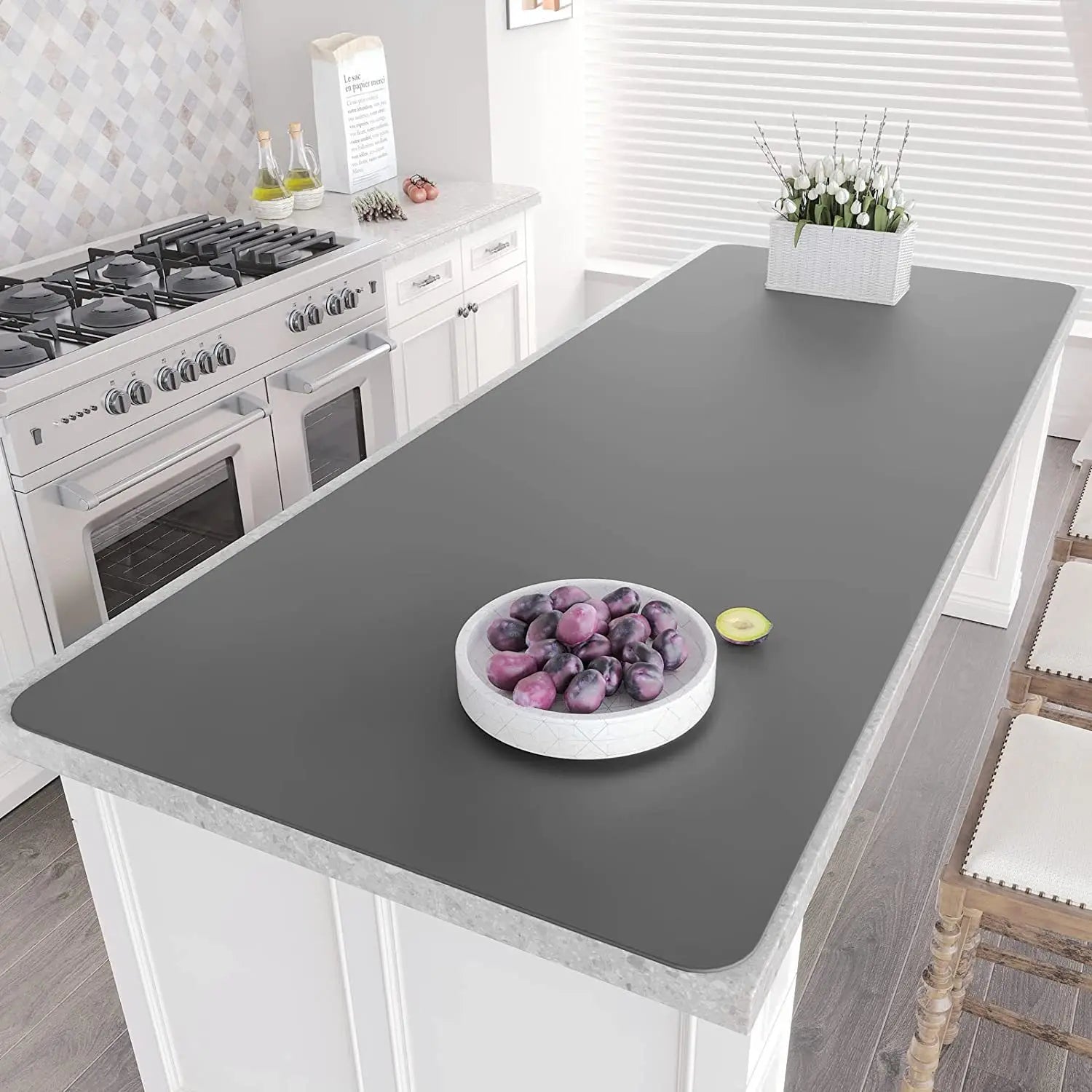 Large Square Silicone Kitchen Mat