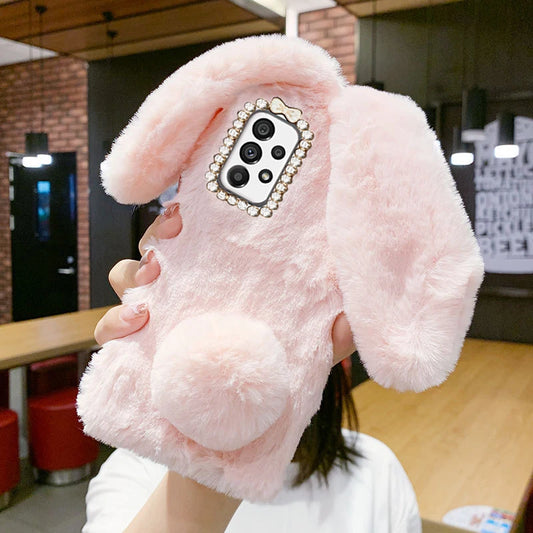 Rabbit Fluff funda Back Cover for samsung galaxy