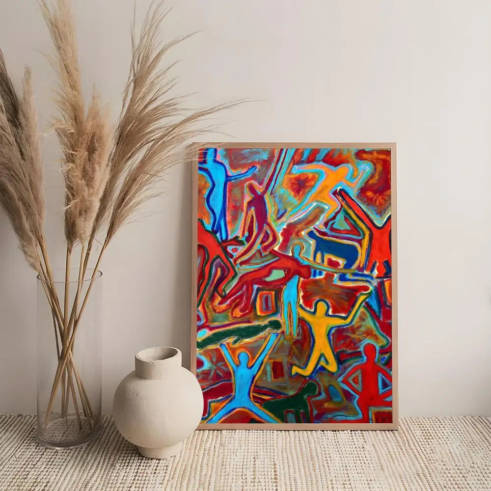 Art R-Retro Abstract Nourishing Soul Poster