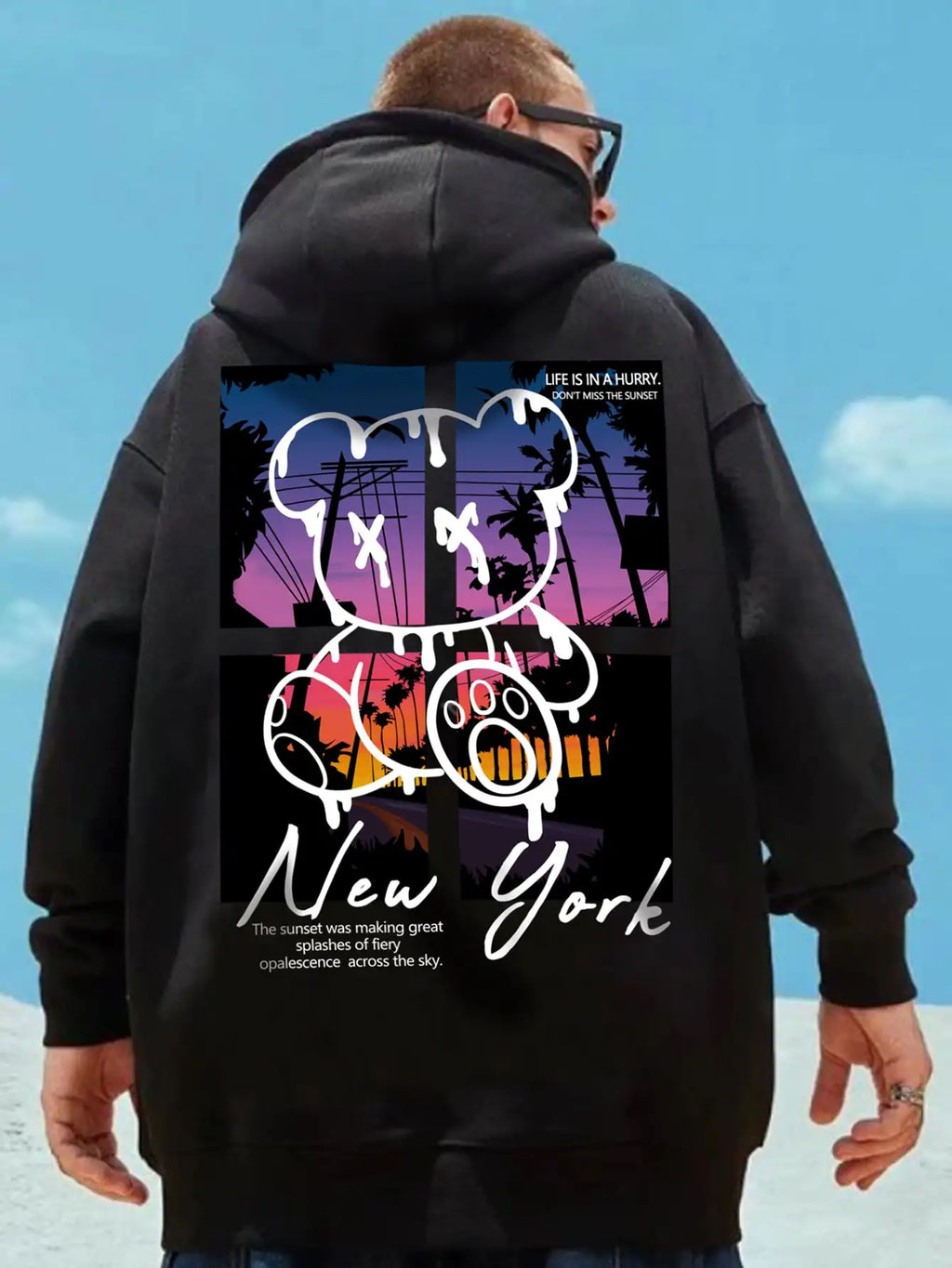New York Art Word Cartoon Bear