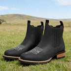 Men's Wide Toe Cowboy Boots